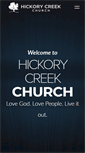 Mobile Screenshot of hickorycreekchurch.org